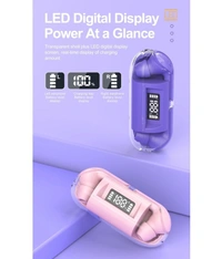  Capsule Bluetooth True Wireless (TWS) In Ear 30 Hours Playback Low Latency,Powerfull bass IPX4(Splash & Sweat Proof) - Blue