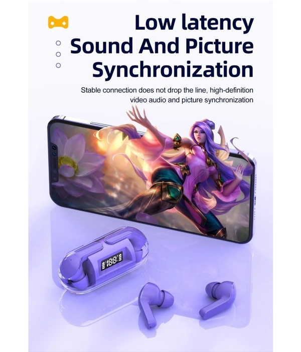  Capsule Bluetooth True Wireless (TWS) In Ear 30 Hours Playback Low Latency,Powerfull bass IPX4(Splash & Sweat Proof) - Blue