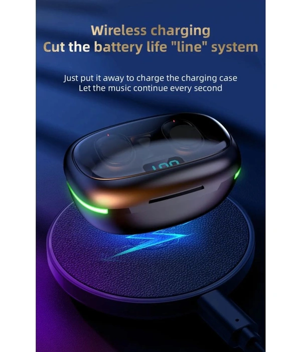 POWER In Ear True Wireless (TWS) 30 Hours Playback IPX4(Splash & Sweat Proof) Powerfull bass,Low Latency  - Black