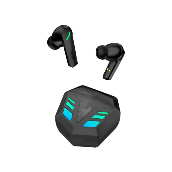  Gamo Bluetooth True Wireless (TWS) In Ear 30 Hours Playback Low Latency,Powerfull bass IPX4(Splash & Sweat Proof) - Black