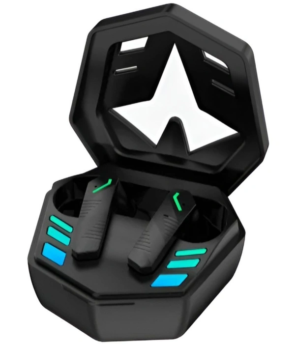  Gamo Bluetooth True Wireless (TWS) In Ear 30 Hours Playback Low Latency,Powerfull bass IPX4(Splash & Sweat Proof) - Black