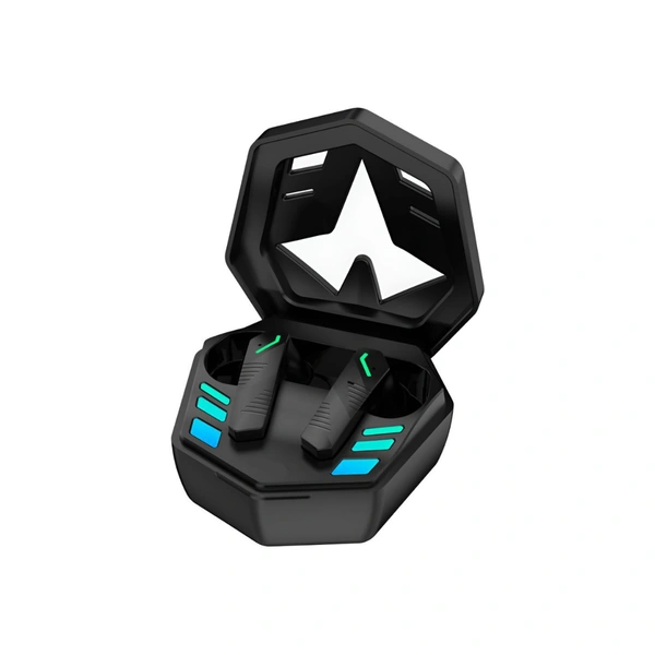  Brave Gaming Bluetooth True Wireless (TWS) In Ear 30 Hours Playback Low Latency,Powerfull bass IPX4 - Black