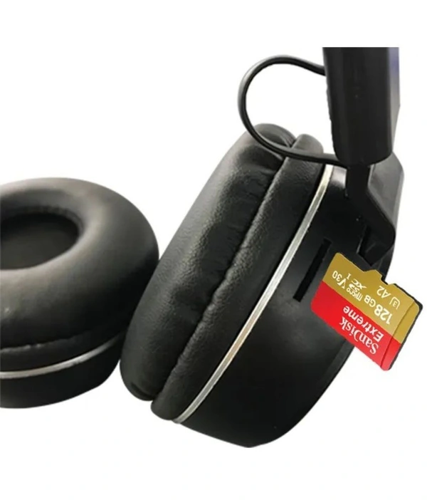  Ninja On Ear Bluetooth Headphone 15 Hours Playback IPX4(Splash & Sweat Proof) Powerfull bass,Fast charging  - Black