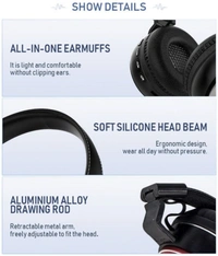  Ninja On Ear Bluetooth Headphone 15 Hours Playback IPX4(Splash & Sweat Proof) Powerfull bass,Fast charging  - Black