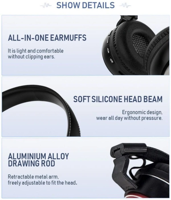  Ninja On Ear Bluetooth Headphone 15 Hours Playback IPX4(Splash & Sweat Proof) Powerfull bass,Fast charging  - Black