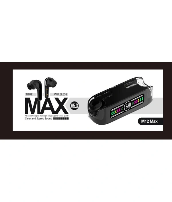 PRO Bluetooth True Wireless (TWS) In Ear 40 Hours Playback Fast charging,Powerfull bass IPX4 - Black