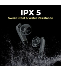 POWER In Ear True Wireless (TWS) 25 Hours Playback IPX4(Splash & Sweat Proof) Low Latency,Powerfull bass - Black
