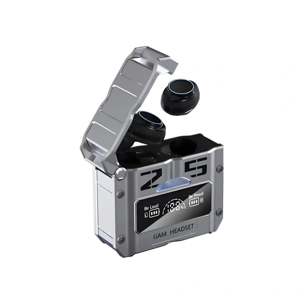 Grenade Bluetooth True Wireless (TWS) In Ear 30 Hours Playback Dual pairing,Low Latency IPX4(Splash & Sweat Proof) - Gray