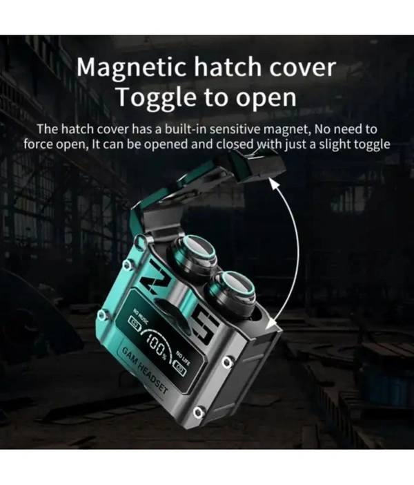 Grenade Bluetooth True Wireless (TWS) In Ear 30 Hours Playback Dual pairing,Low Latency IPX4(Splash & Sweat Proof) - Gray