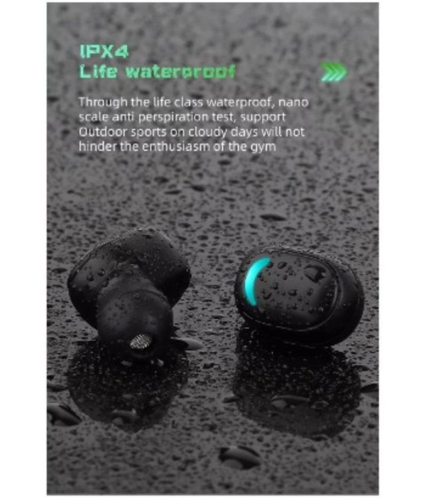  Gamo, Low Latency On Ear True Wireless (TWS) 30 Hours Playback IPX5(Splash & Sweat Proof) Low Latency,Fast charging - Black