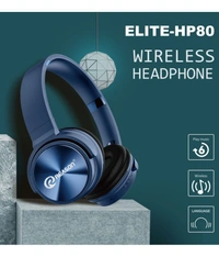  Reason Elite Over Ear Bluetooth Headphone 6 Hours Playback IPX4(Splash & Sweat Proof) Powerfull bass - Black