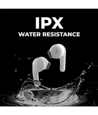  Max Bluetooth True Wireless (TWS) In Ear 30 Hours Playback Low Latency,Powerfull bass IPX4(Splash & Sweat Proof) - White