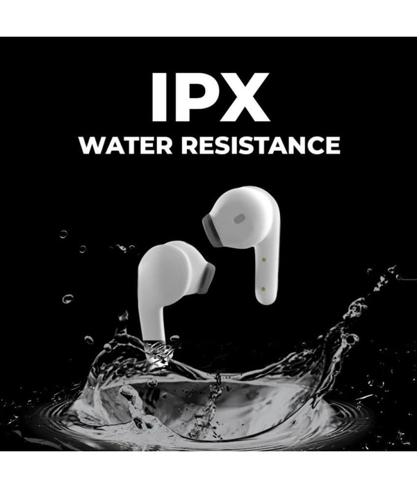 Max Bluetooth True Wireless (TWS) In Ear 30 Hours Playback Low Latency,Powerfull bass IPX4(Splash & Sweat Proof) - White