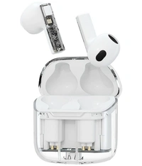  PRO Transparent TWS In Ear True Wireless (TWS) 25 Hours Playback IPX4(Splash & Sweat Proof) Low Latency,Powerfull bass - Green
