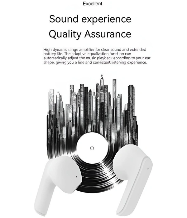  With Digital Display Bluetooth True Wireless (TWS) In Ear 30 Hours Playback Fast charging,Dual pairing IPX4 - White