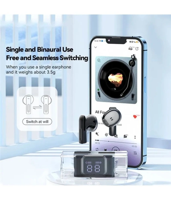  Power Slide In Ear True Wireless (TWS) 30 Hours Playback IPX4(Splash & Sweat Proof) Low Latency,Powerfull bass - Black