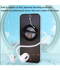 PRO AIR Bluetooth Bluetooth Headphone Over Ear 7 Hours Playback Comfirtable in ear fit IPX4(Splash & Sweat Proof) White - White