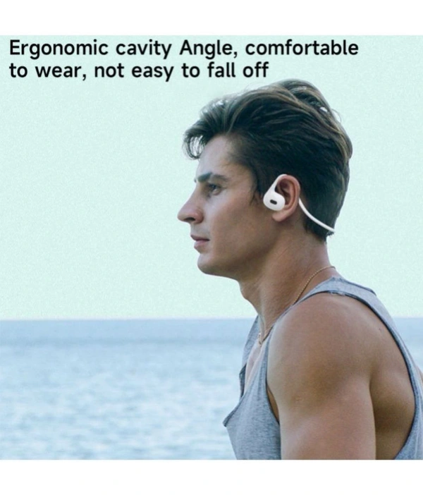  PRO AIR Bluetooth Bluetooth Headphone Over Ear 7 Hours Playback Comfirtable in ear fit IPX4(Splash & Sweat Proof) White - White