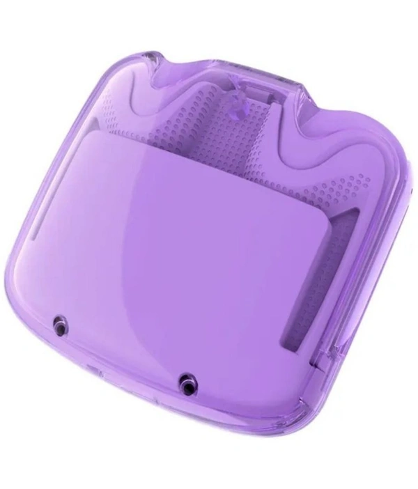 With Digital Display Bluetooth True Wireless (TWS) In Ear 30 Hours Playback Fast charging,Dual pairing IPX4 - Purple