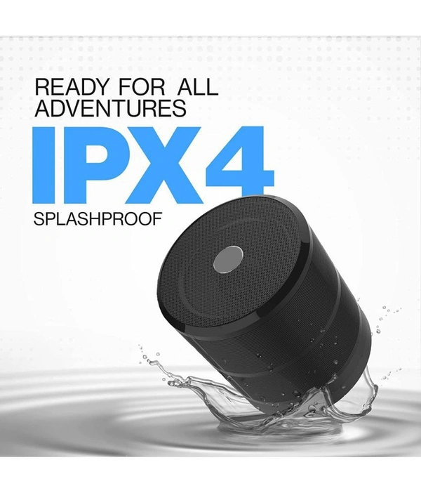  Mini 5 W Bluetooth Speaker Bluetooth V 5.1 with USB,SD card Slot,Call function Playback Time 5 hrs Assorted - Black