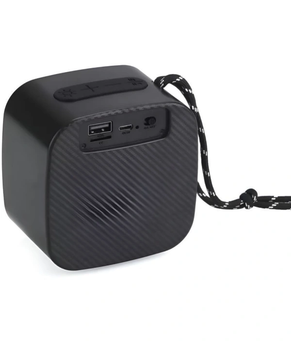  RGb Light 5 W Bluetooth Speaker Bluetooth v5.0 with USB,SD card Slot,Aux Playback Time 6 hrs Assorted - Black