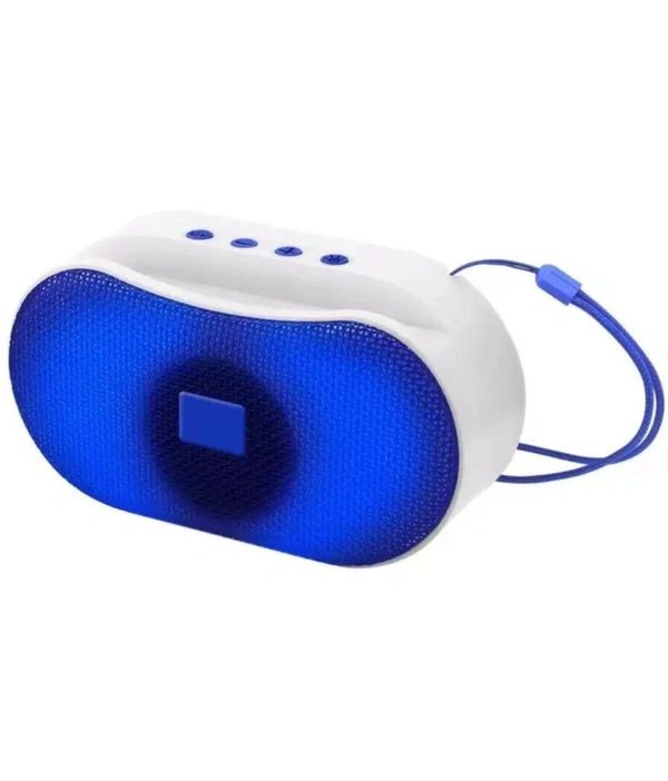  Mobile Stand 5 W Bluetooth Speaker Bluetooth V 5.1 with USB,SD card Slot,Aux Playback Time 6 hrs Assorted - Blue