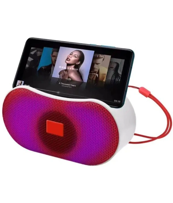  Mobile Stand 5 W Bluetooth Speaker Bluetooth V 5.1 with USB,SD card Slot,Aux Playback Time 6 hrs Assorted - Blue