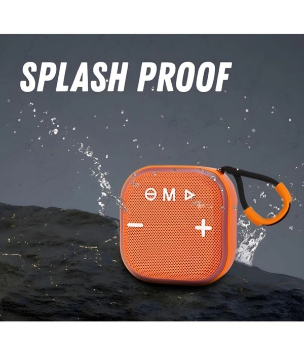 RGb Light 5 W Bluetooth Speaker Bluetooth v5.0 with SD card Slot,Call function Playback Time 5 hrs Assorted - Black