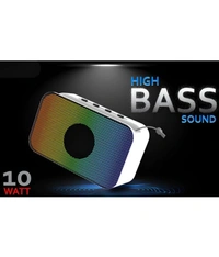  Mobile Stand 5 W Bluetooth Speaker Bluetooth v5.0 with USB,SD card Slot,Aux Playback Time 5 hrs Assorted - White