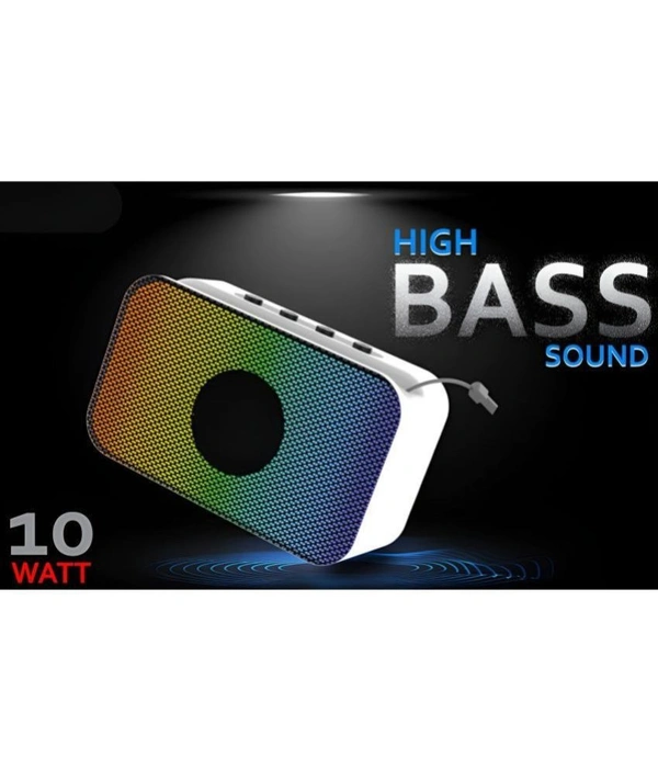  Mobile Stand 5 W Bluetooth Speaker Bluetooth v5.0 with USB,SD card Slot,Aux Playback Time 5 hrs Assorted - White