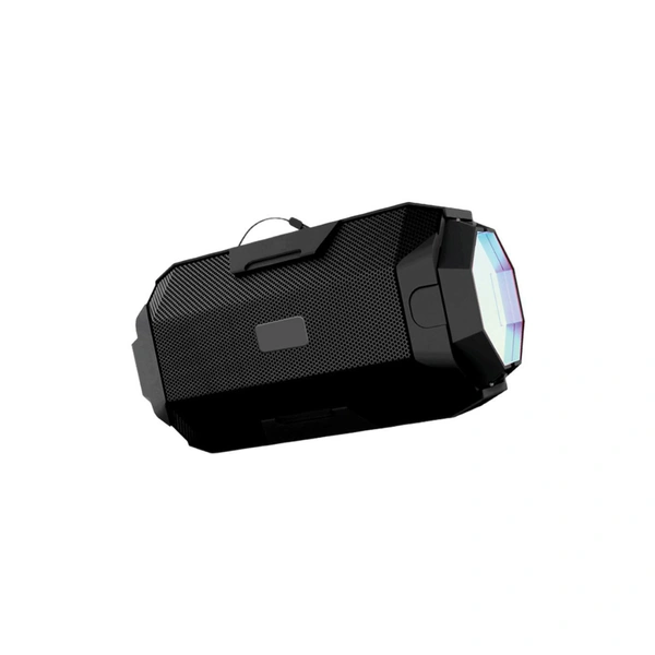  Mobile Stand 10 W Bluetooth Speaker Bluetooth v5.0 with USB,SD card Slot,Aux Playback Time 6 hrs Assorted - Black