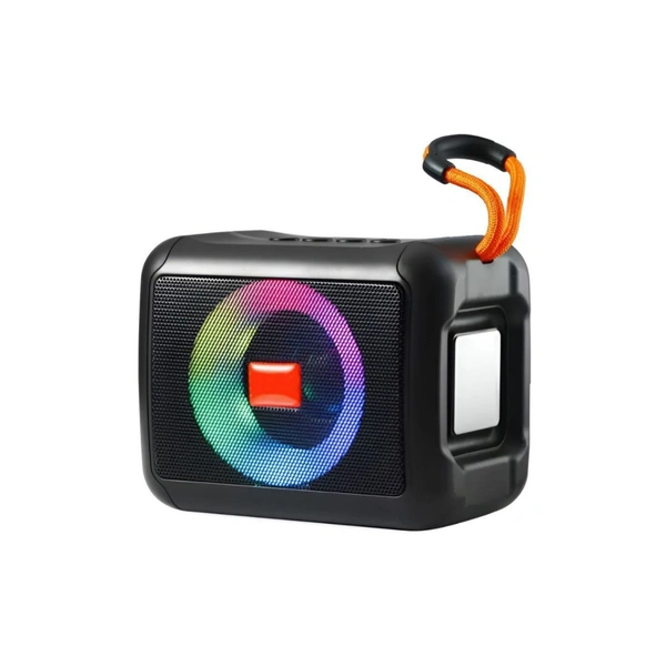  BOOM BASS 5 W Bluetooth Speaker Bluetooth v5.0 with USB,SD card Slot,Aux Playback Time 6 hrs - Black