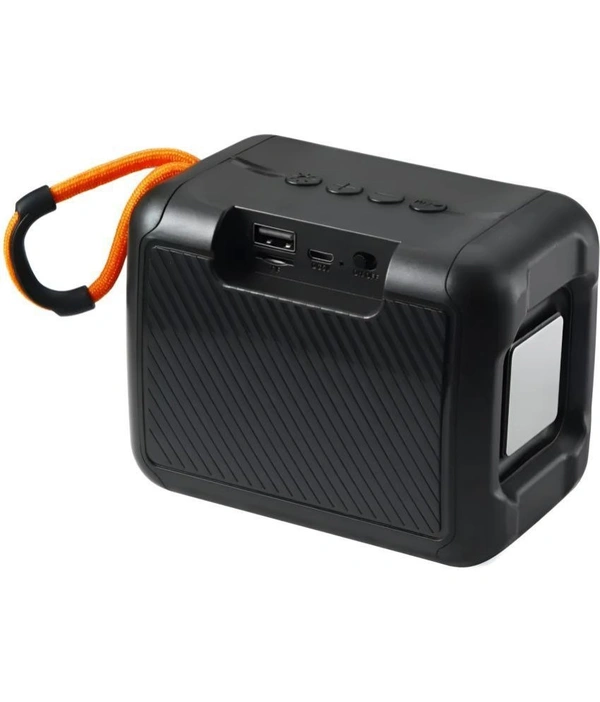  BOOM BASS 5 W Bluetooth Speaker Bluetooth v5.0 with USB,SD card Slot,Aux Playback Time 6 hrs - Black