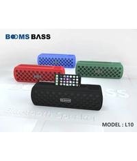  L10 BoomBass 10W 6Hr Bluetooth Speaker  - Black