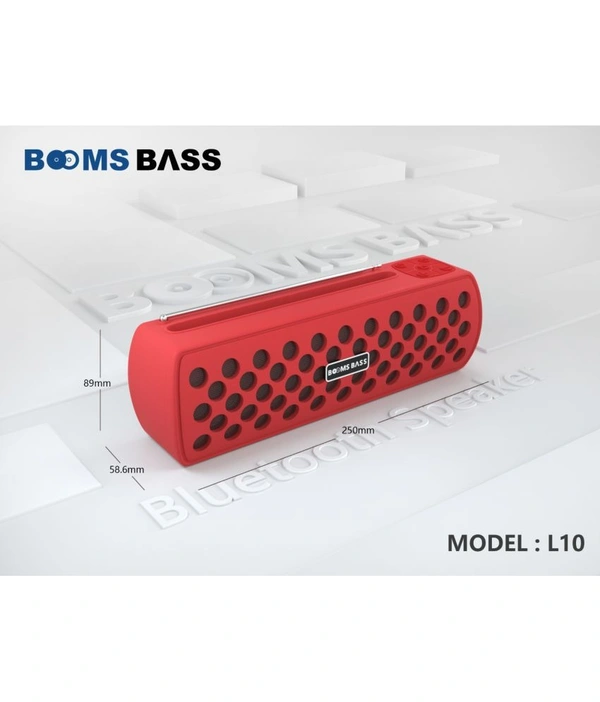  L10 BoomBass 10W 6Hr Bluetooth Speaker  - Black