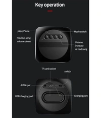  BOOM 1OW 8Hour Bluetooth Speaker - Red