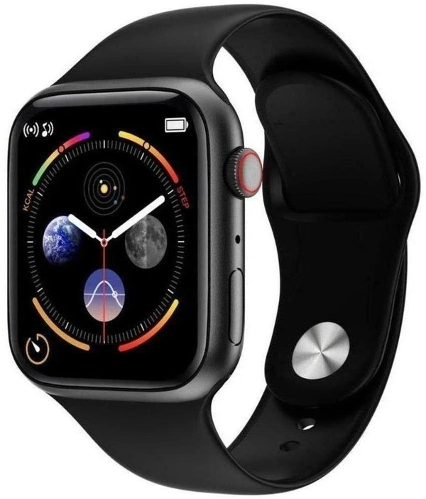  BT Calling, 1.86" Large Display Black Smart Watch - Black