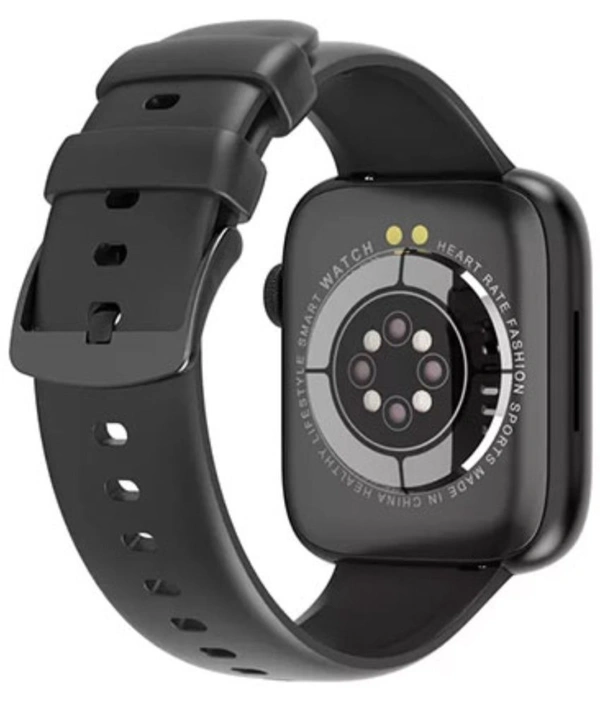  BT Calling, 1.86" Large Display Black Smart Watch - Black