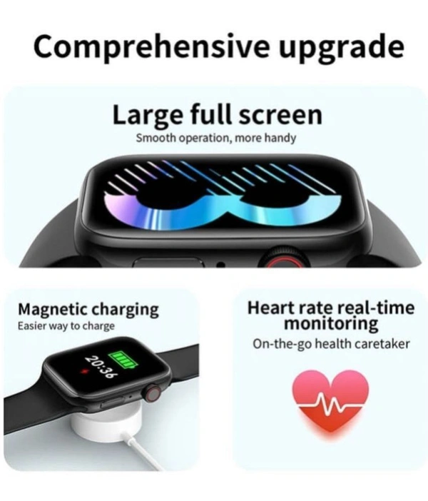  PRO MAX Black Smart Watch - Black