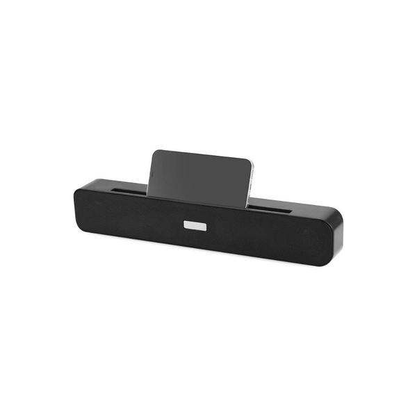  SoundBar 10 W Bluetooth Speaker Bluetooth v5.0 with USB,SD card Slot,Aux Playback Time 12 hrs - Black