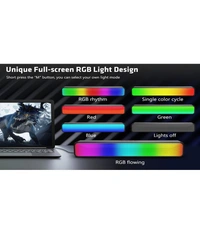  RGB Light 10 W Bluetooth Speaker Bluetooth v5.0 with USB,SD card Slot,Aux Playback Time 8 hrs - Black