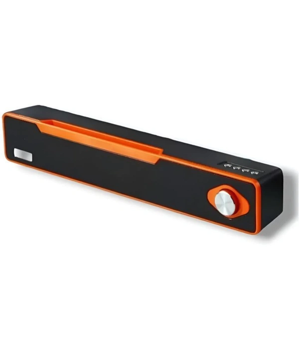  Mobile Stand 10 W Bluetooth Speaker Bluetooth v5.0 with USB,SD card Slot,Aux Playback Time 8 hrs - Black