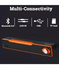  Mobile Stand 10 W Bluetooth Speaker Bluetooth v5.0 with USB,SD card Slot,Aux Playback Time 8 hrs - Black