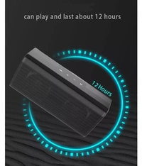  Fusion 352 10w 12Hrs 10 W Bluetooth Speaker Playback Time 12 hrs Bluetooth v5.0 with Aux,SD card Slot,USB Black - Black