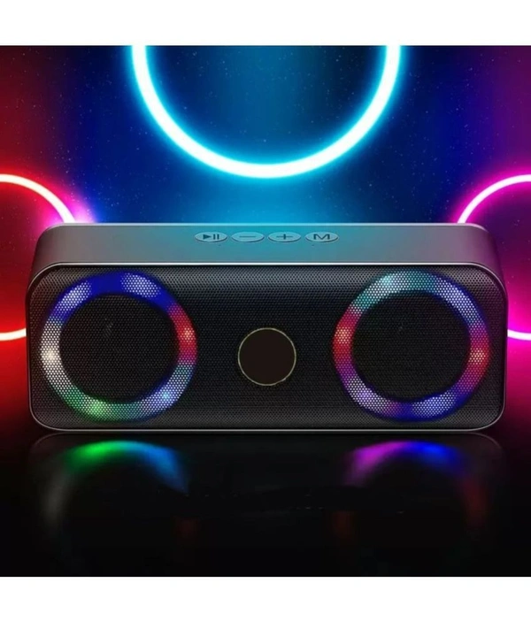 Appario 10 W Bluetooth Speaker Bluetooth V 5.1 with USB,SD card Slot,Aux Playback Time 10 hrs Black - Black