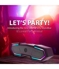  Blaze 12 W Bluetooth Speaker Bluetooth v5.0 with USB,SD card Slot,Aux Playback Time 7 hrs Black - Black