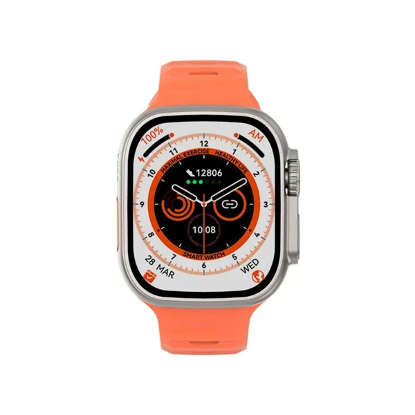  BLAZE ULTRA 2.0" Inch IPS Display Orange Smart Watch