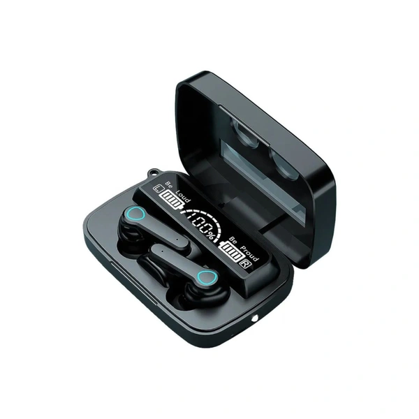POWER In Ear True Wireless (TWS) 60 Hours Playback IPX4(Splash & Sweat Proof) Low Latency,Powerfull bass  - Black
