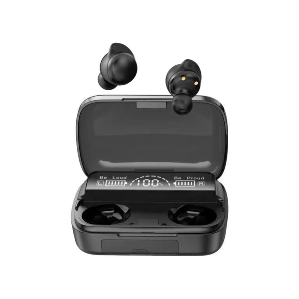  Power, 2000mAh On Ear True Wireless (TWS) 250 Hours Playback IPX5(Splash & Sweat Proof) Dual pairing,Powerfull bass - Black