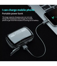  Power, 2000mAh On Ear True Wireless (TWS) 250 Hours Playback IPX5(Splash & Sweat Proof) Dual pairing,Powerfull bass - Black